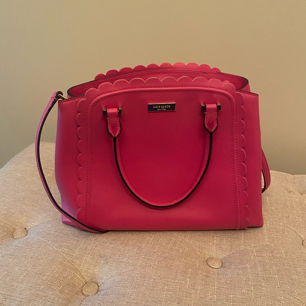 Kate Spadw hot pink purse